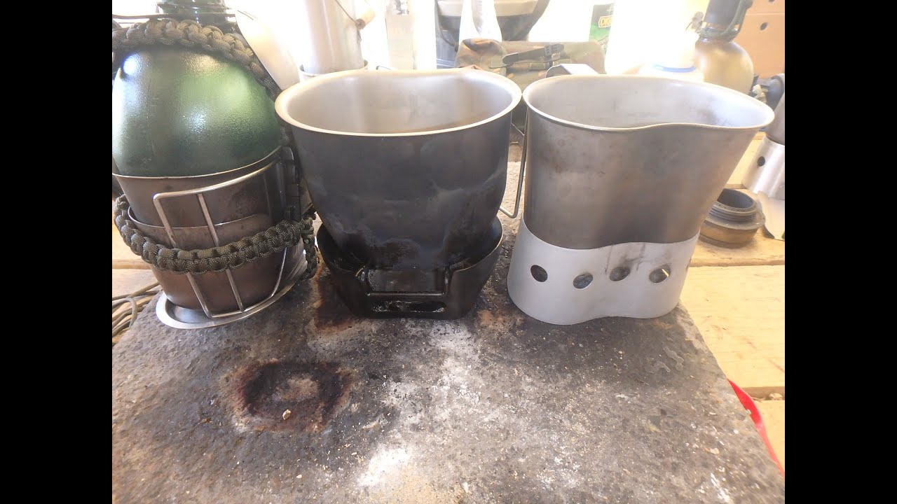 BCB Crusader Stove System with comparable canteen stoves