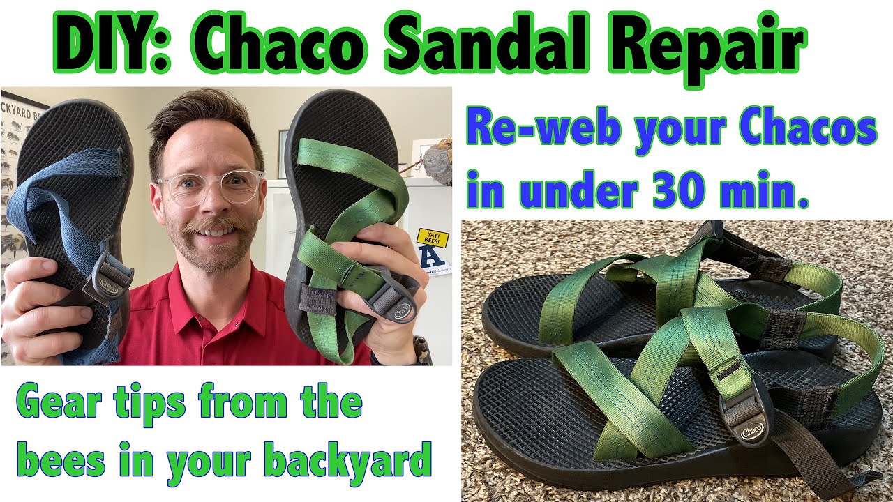 DIY Chaco Repair: Re-web your sandals