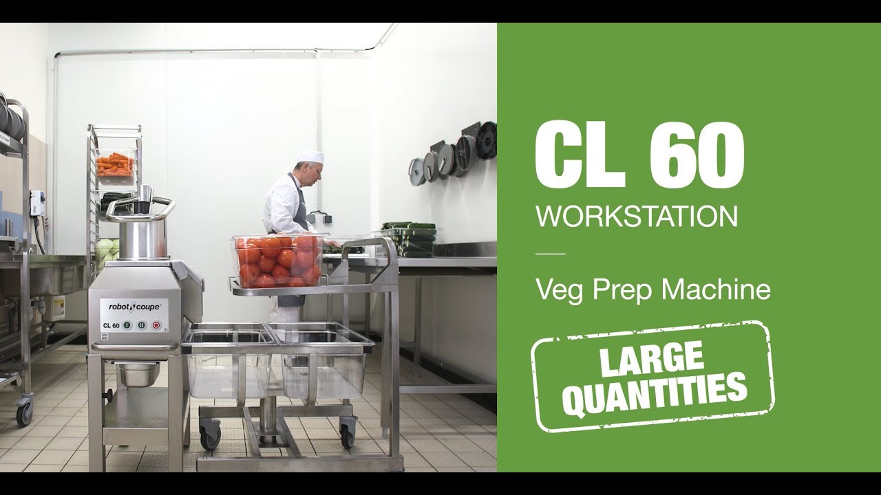 Robot-Coupe CL60 Veg Prep Machine: #THEsolution for large quantities