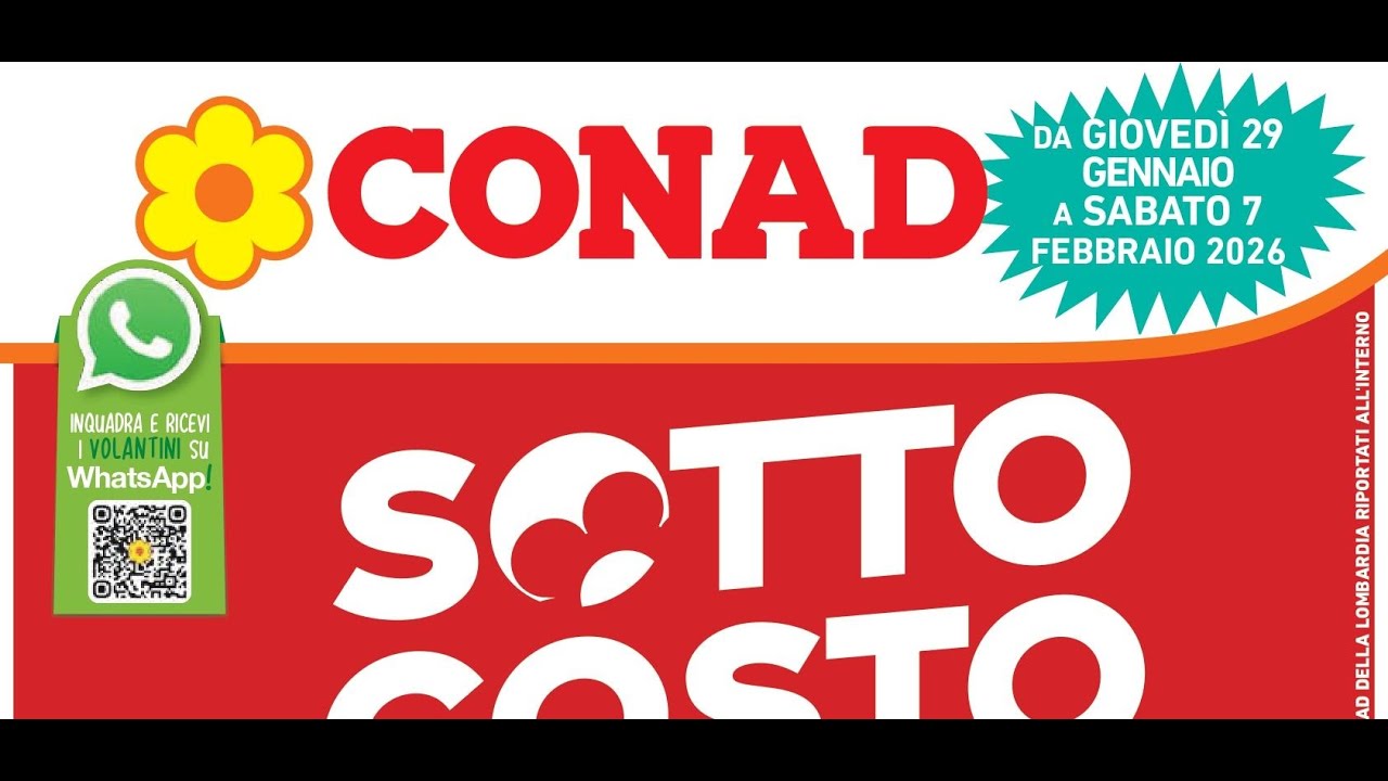 Volantino Conad dal 29 gennaio 2026 in #anteprima su #anteprimavolantino #conad