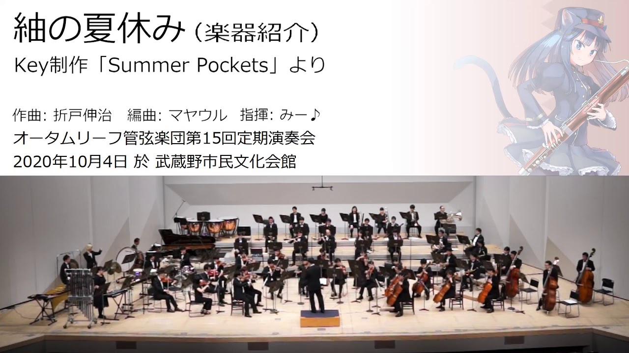 紬の夏休み / 楽器紹介 (オータムリーフ管弦楽団)