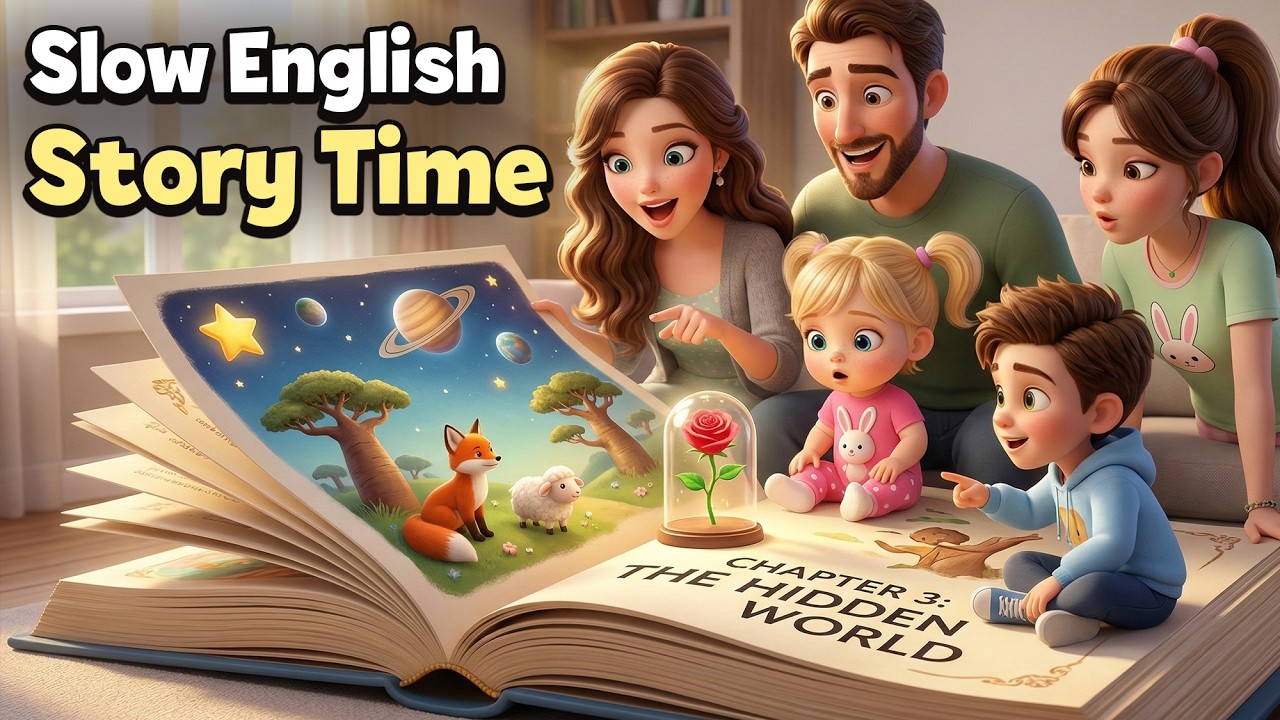Family Book Club Night | Slow & Easy English (Level A2)