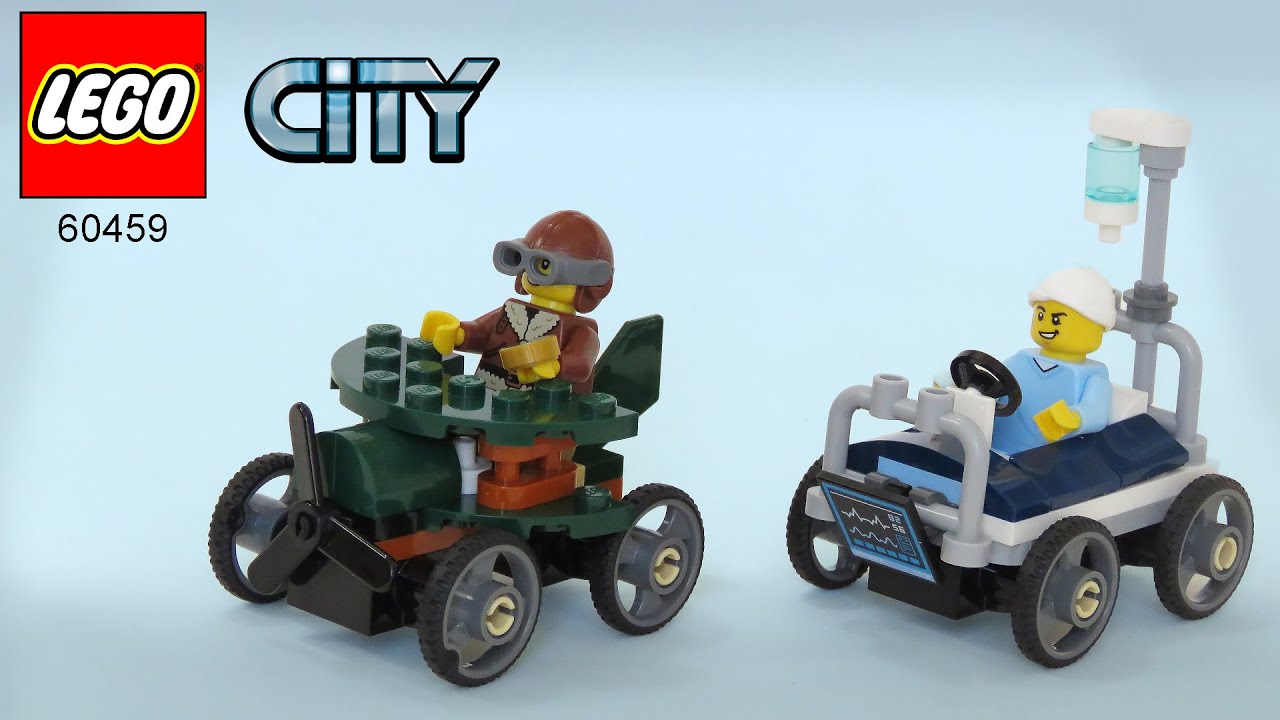LEGO CITY - Airplane vs. Hospital Bed (SET 60549 Build Instructions)
