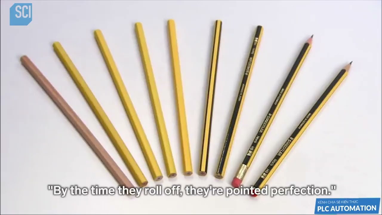 How to make pencils || Manufacturing process of a pencil || - PLC AUTOMATION