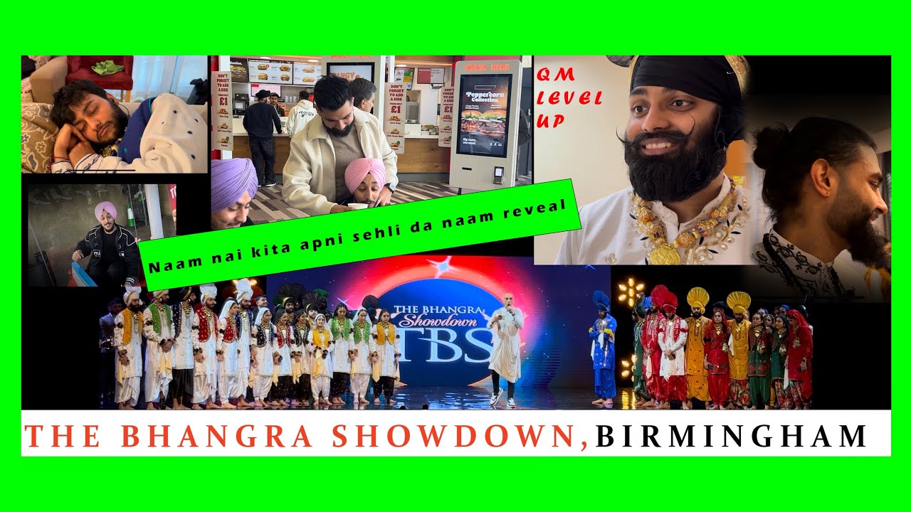 THE BHANGRA SHOWDOWN vlog BTS 😱😱 Naam revealed his Girlfriend 👯‍♀️