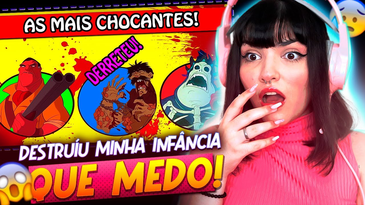 PRA CRIANÇAS?😳 As M0rtes mais FEIAS em Desenhos Animados!!