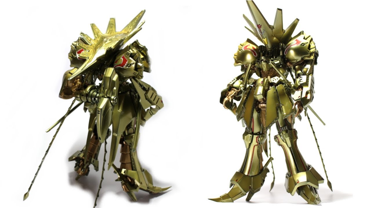 【FSS】ナイトオブゴールドATをシブ目の金色塗装で仕上げてみた【ファイブスターストーリー】#モーターヘッド制作 #ナイトオブゴールド #金色塗装
