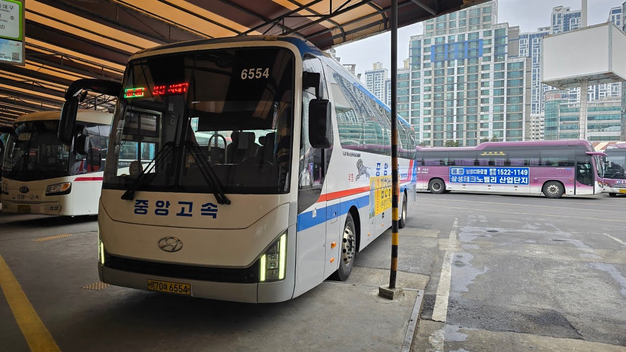 중앙고속 동서울 - 동대구 고속버스 동서울터미널 출발 