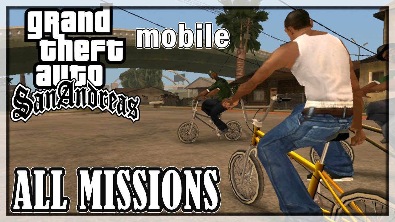 GTA San Andreas Mobile - All missions [Full HD] Walkthrough, No Commentary