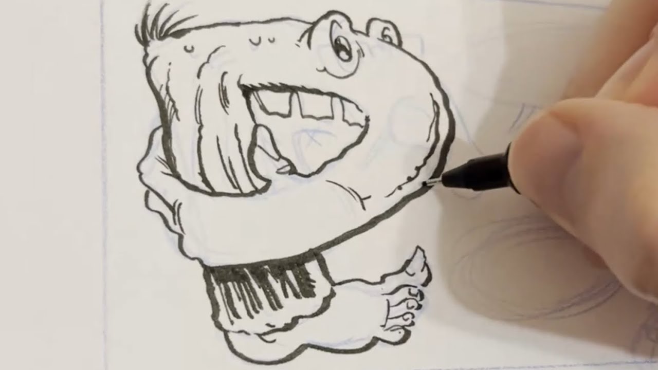 Drawing Like Basil Wolverton!