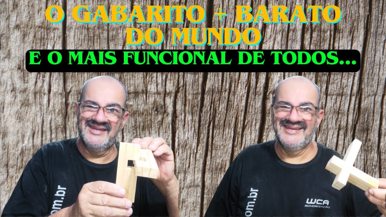 Gabarito para encaixe de madeiras, o melhor, o mais barato, o mais prático e o mais barato do mundo.