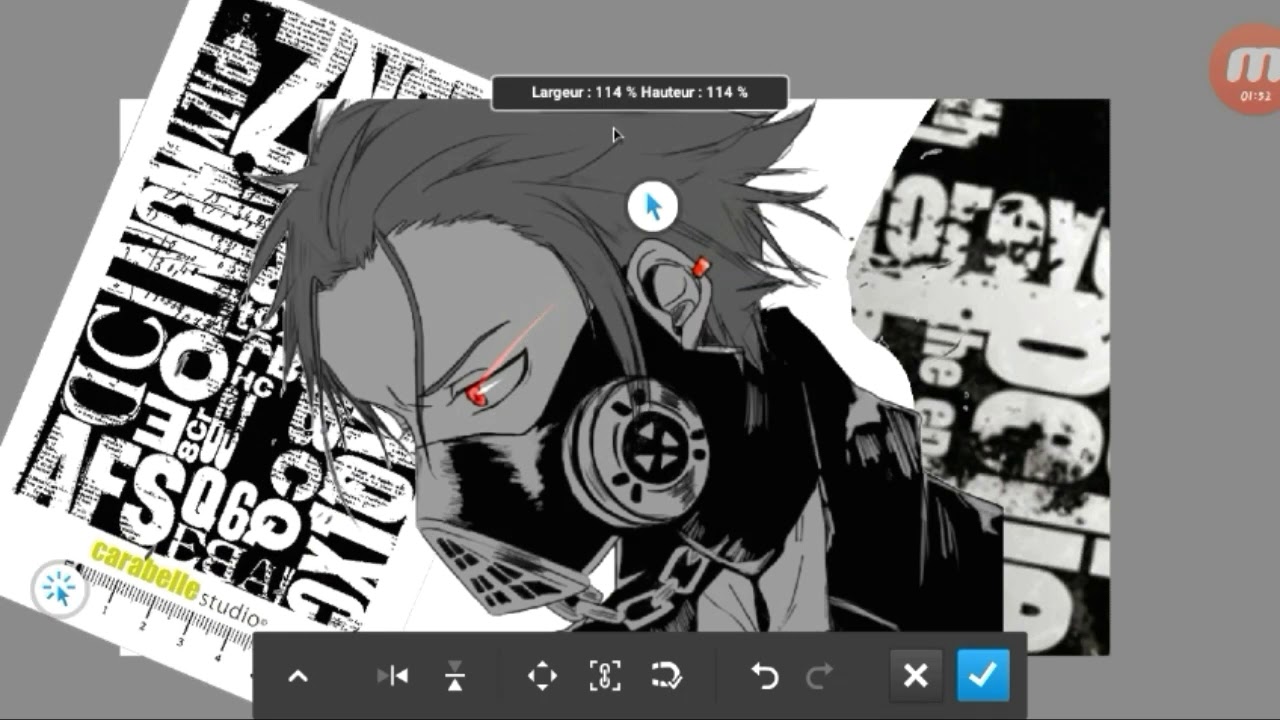 Speed art manga