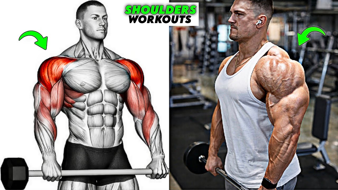 8 Ultimate Shoulder Exercises for Massive Size & 3D Delts 🔥