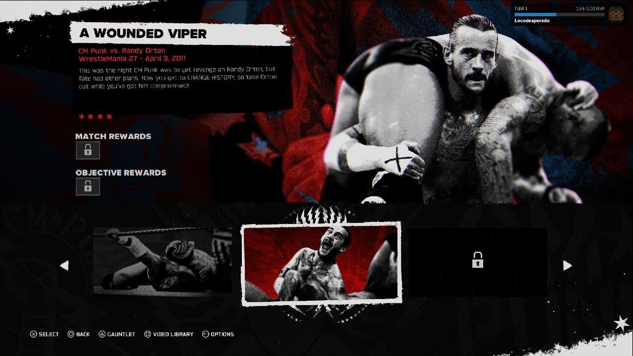 WWE 2K26 Showcase A Wounded Viper CM Pink Vs. Randy Orton WrestleMania 27 April 3 2011 AllObjectives