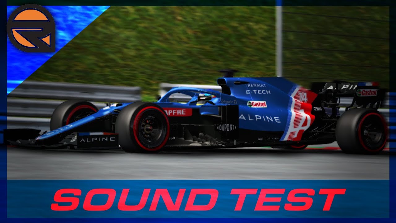 [rFactor] F1 2021 Alpine A521 New Sounds / Test Onboard Fernando Alonso Redbull Ring