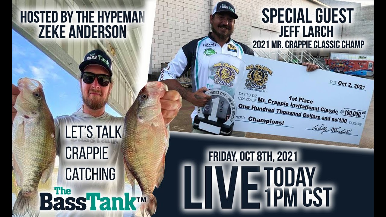 LIVE with the $100,000 Mr. Crappie Classic Champ