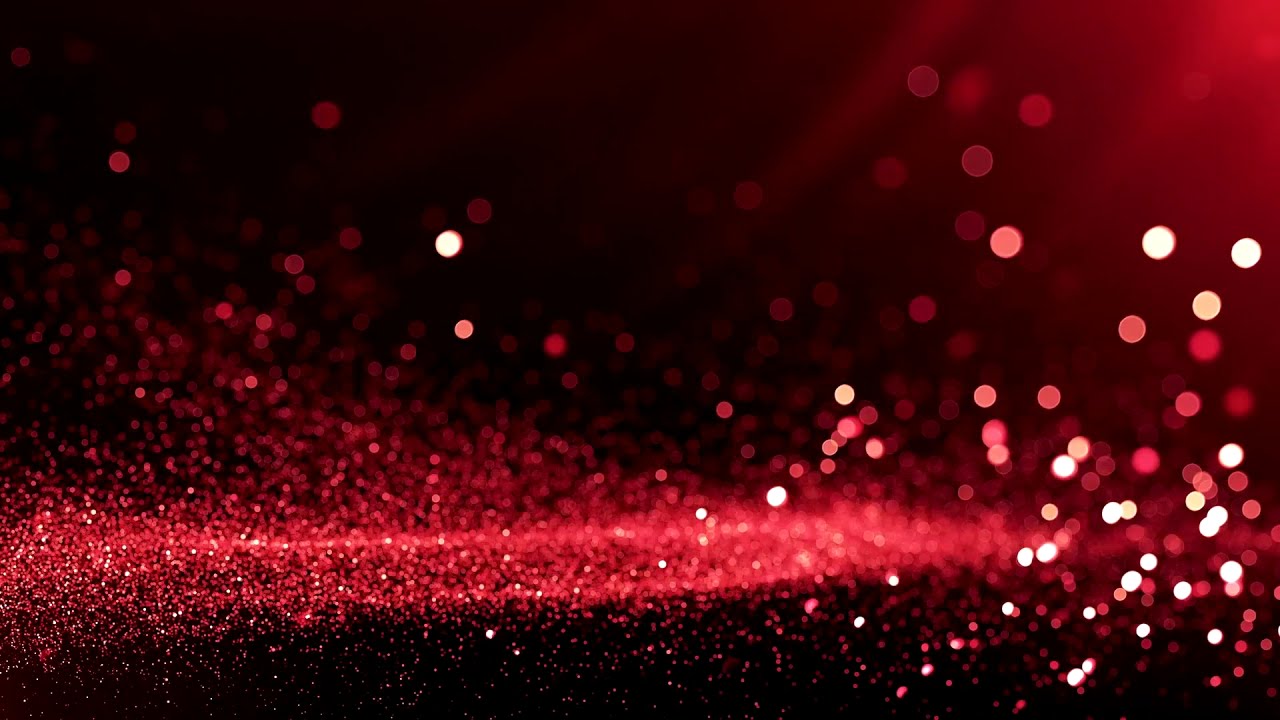 FONDO DE VIDEO ROJO CON BRILLANTINA