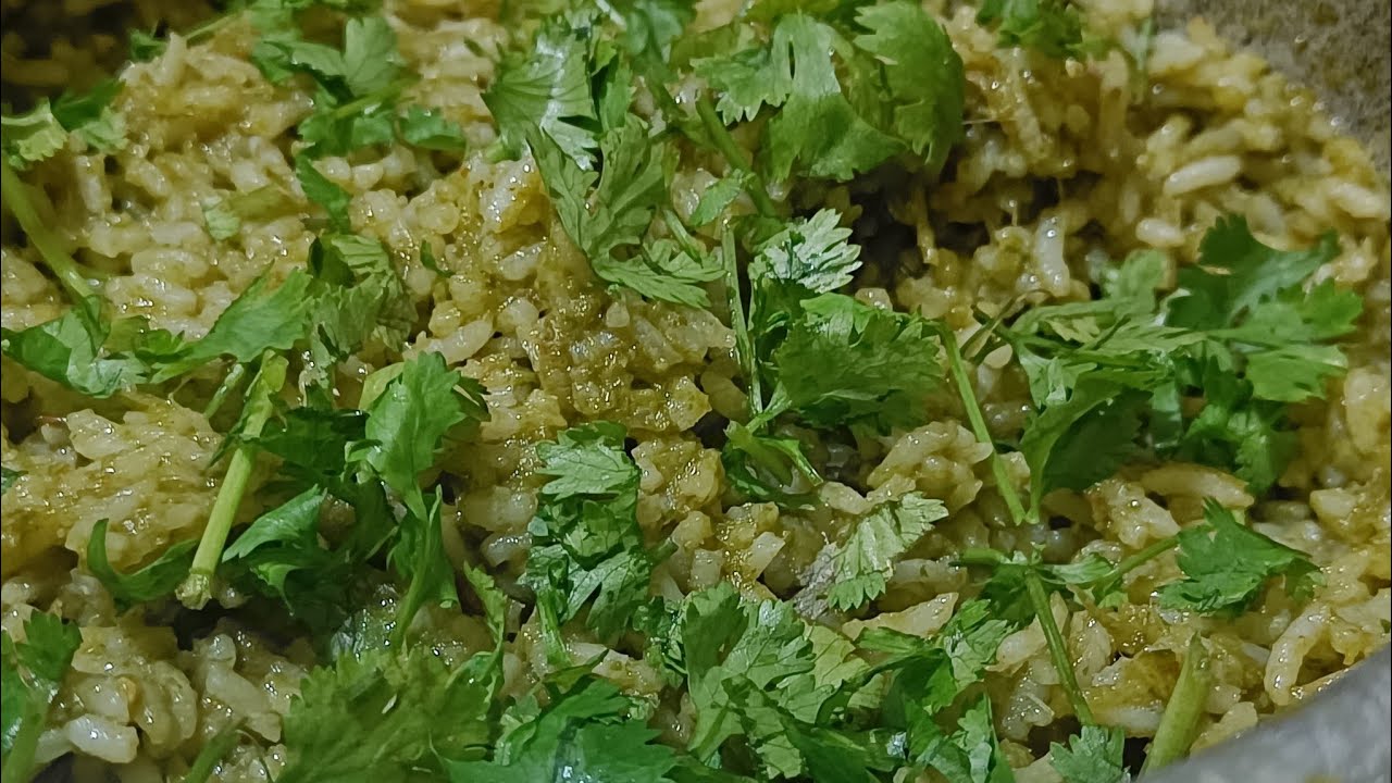 Option 1: లంచ్ బాక్స్ లోకి అదిరిపోయే పాలకూర పలావ్! 🌿 Healthy Palak Pulao Recipe | Spinach Rice in 