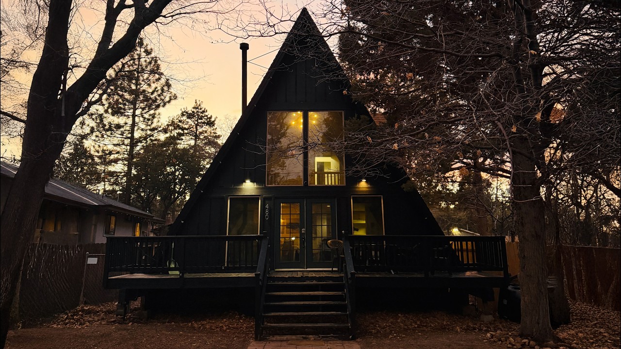 Cozy 3-Day Cabin Getaway in Big Bear Lake with My Wife & Dog | Wood Stove, Home Cooking & Hikes