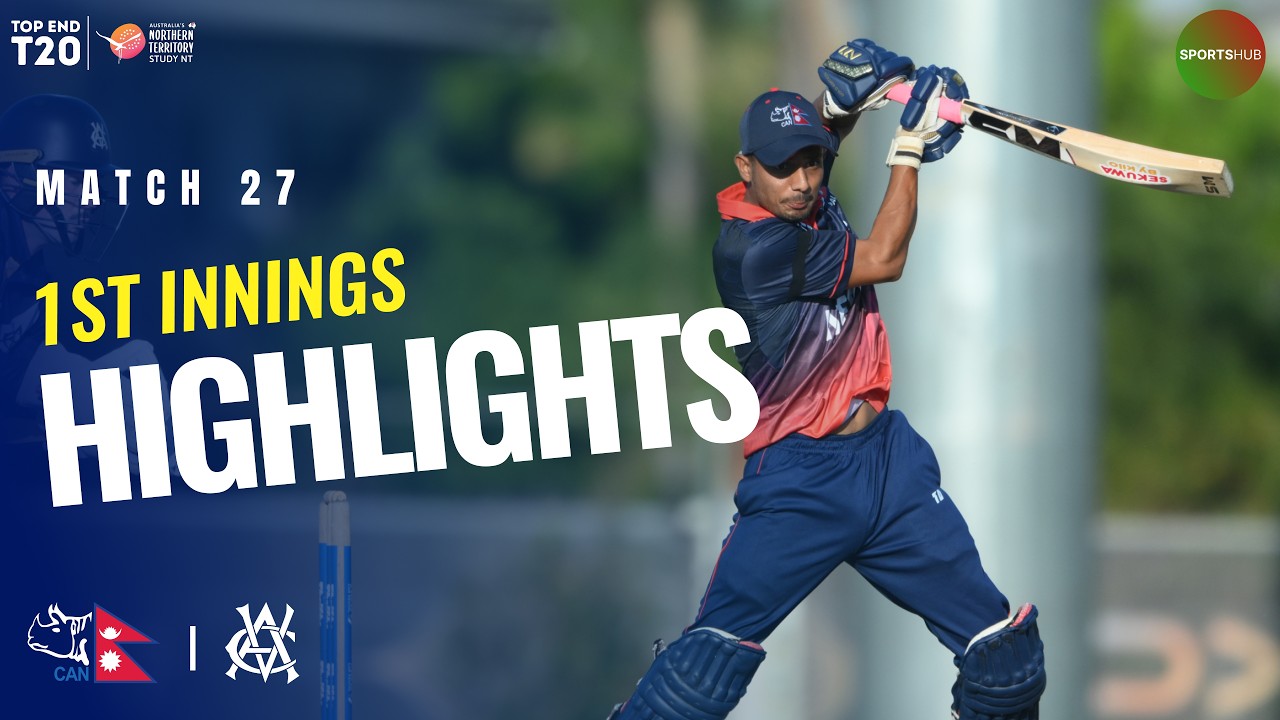 1st Innings Highlights | Nepal vs Victoria | Match 27 | Top End T20 2026 | ZP1J
