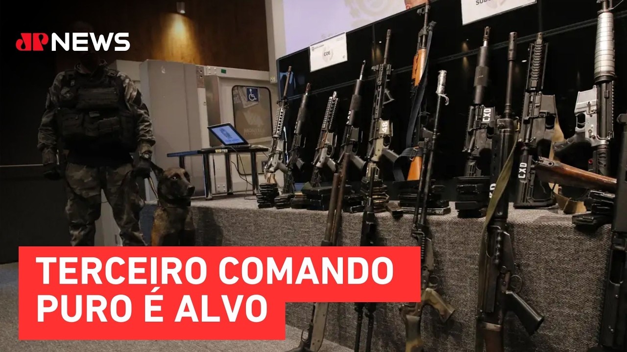 Polícia Civil faz ação contra tráfico de fuzil no Rio de Janeiro