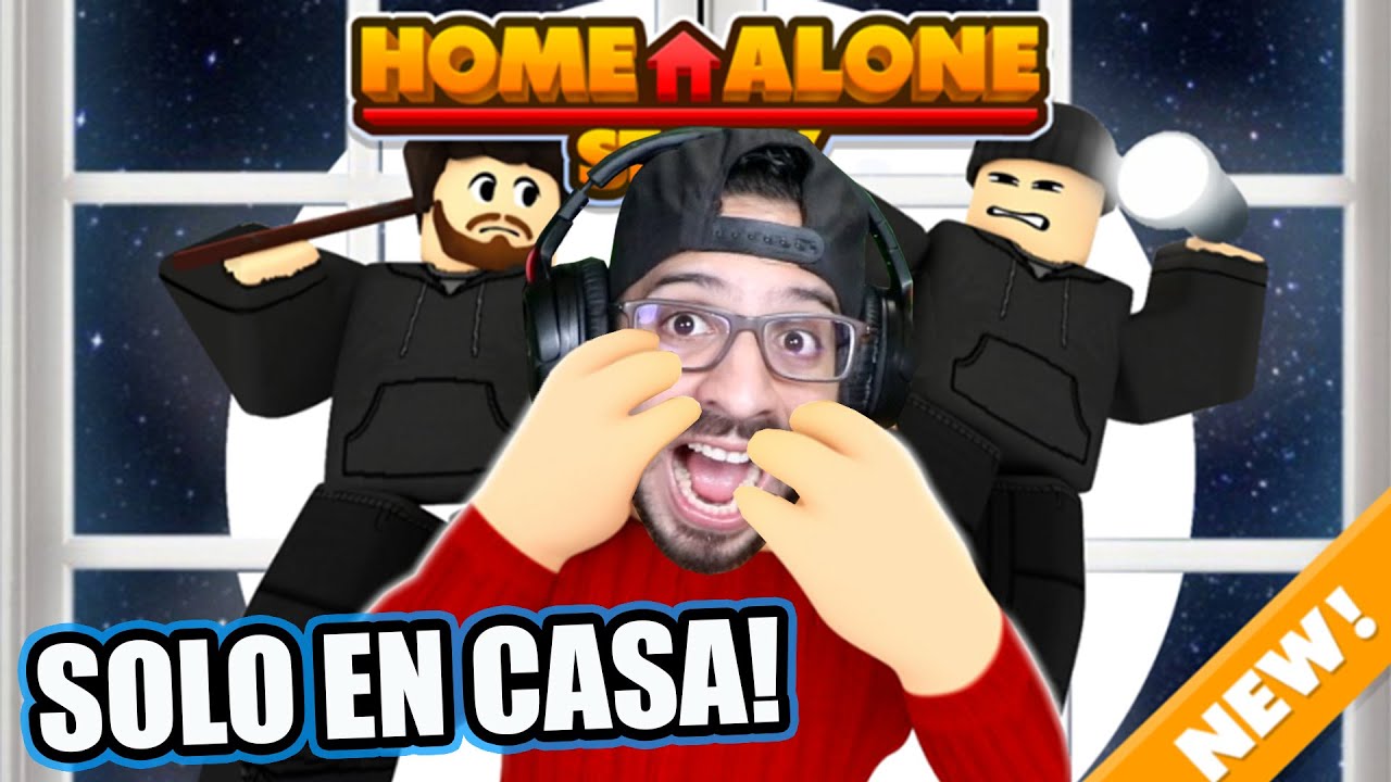 SOLO en mi Casa | Home Alone Story Roblox | Juegos Luky