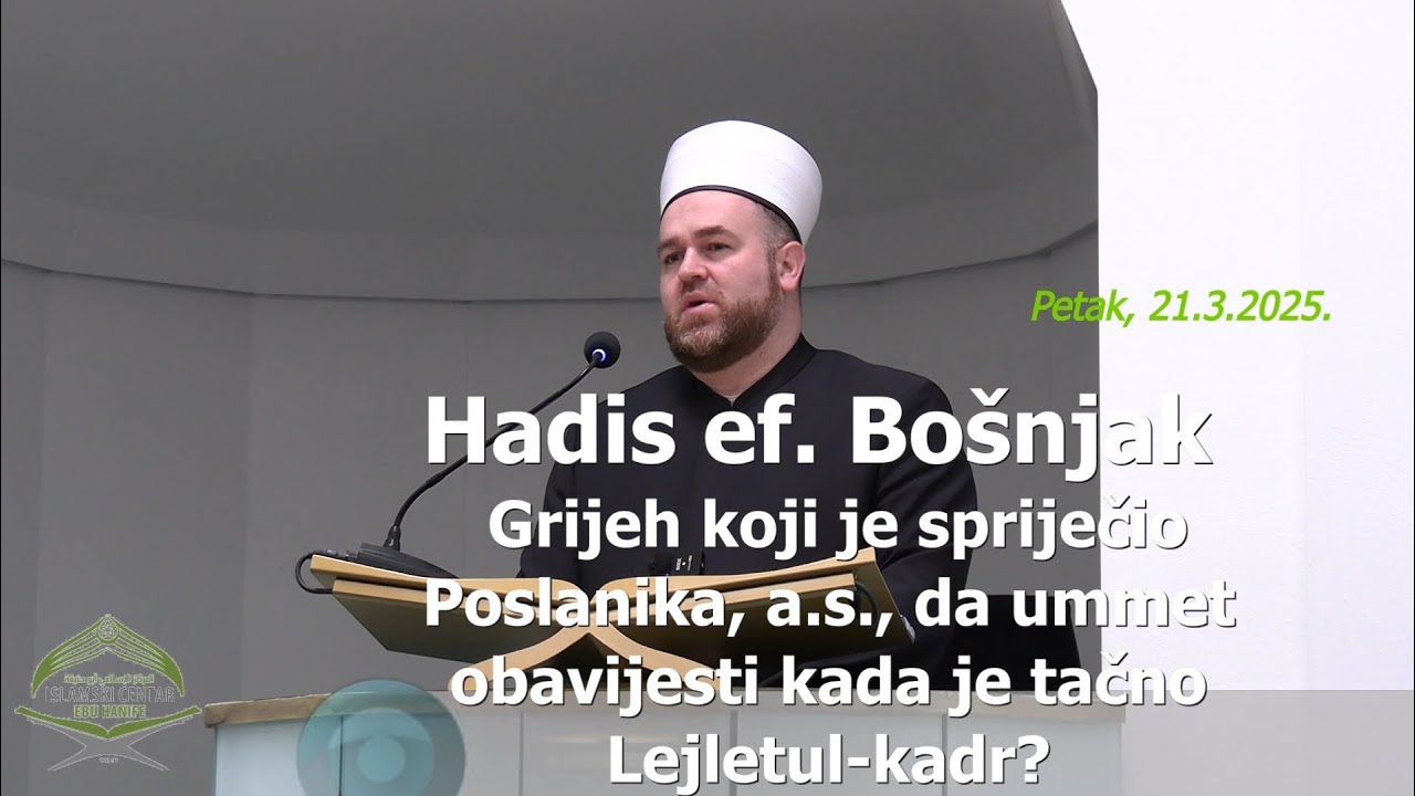 Hadis ef. Bošnjak: 