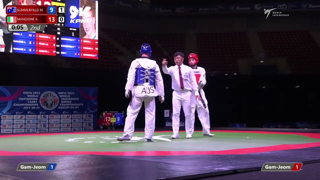 330 SF Men  68kg AUS SUMMERFIELD M  ITA MANGIONE A