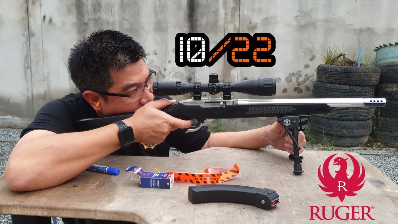 เดี่ยวลูกกรด ruger  10/22 รูเกอร์ สิบทับเเสน .22