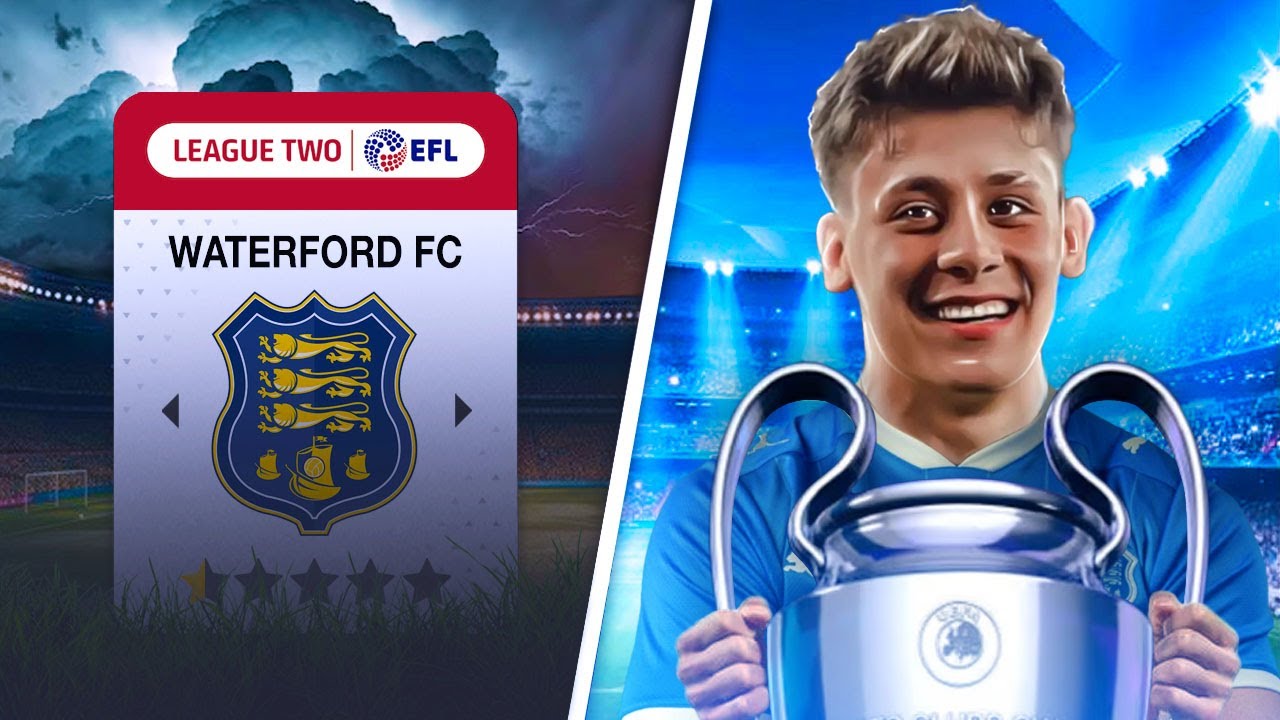 10 SAISONS AVEC WATERFORD pour en faire un des MEILLEURS CLUB D'EUROPE SUR FC25