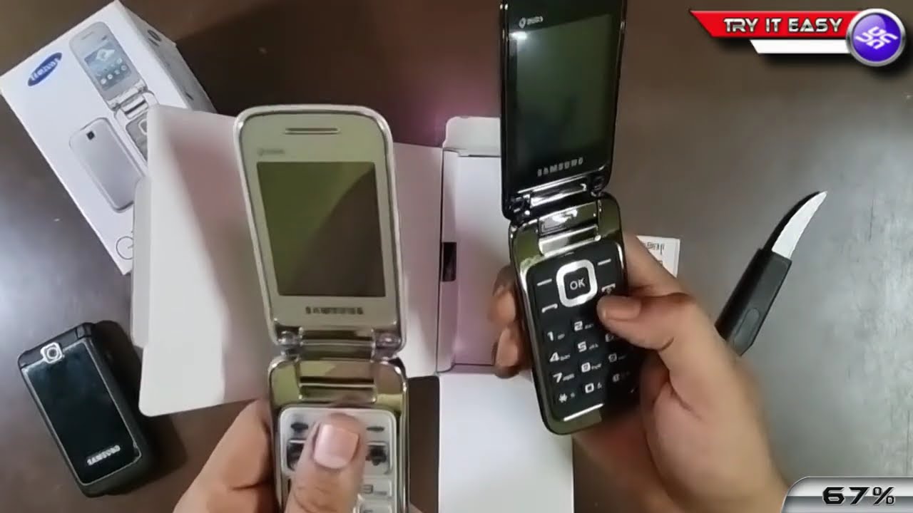 Samsung GT C-3592 Black Gun metal unboxing