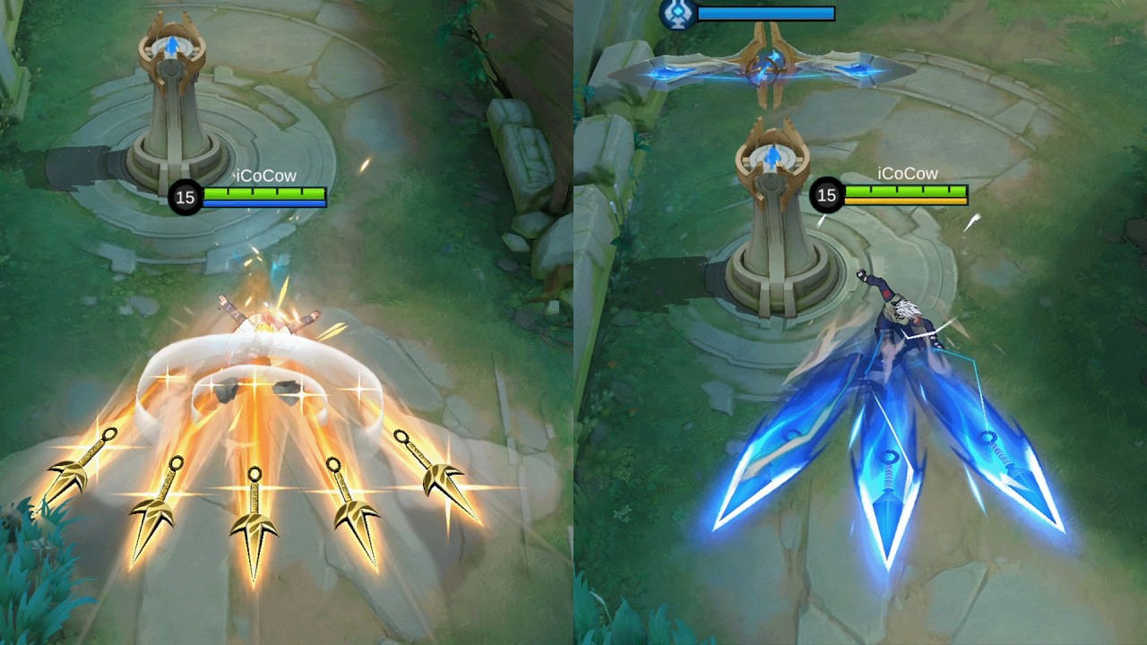 Gusion Minato Namikaze NEW SKIN VS Hayabusa Kakashi Hatake SKIN | COMPARISON - Mobile Legends