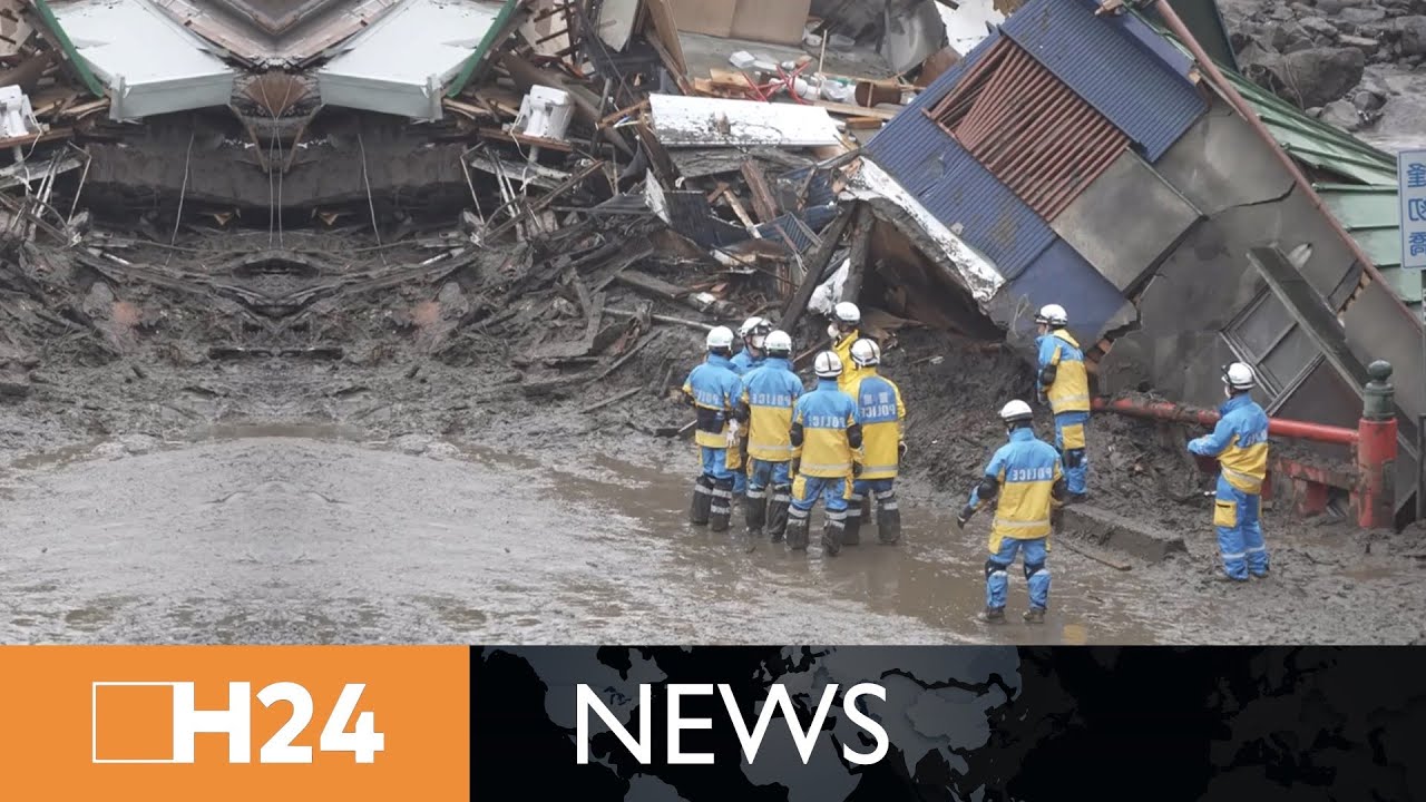 Japan rescue work continues after deadly landslides