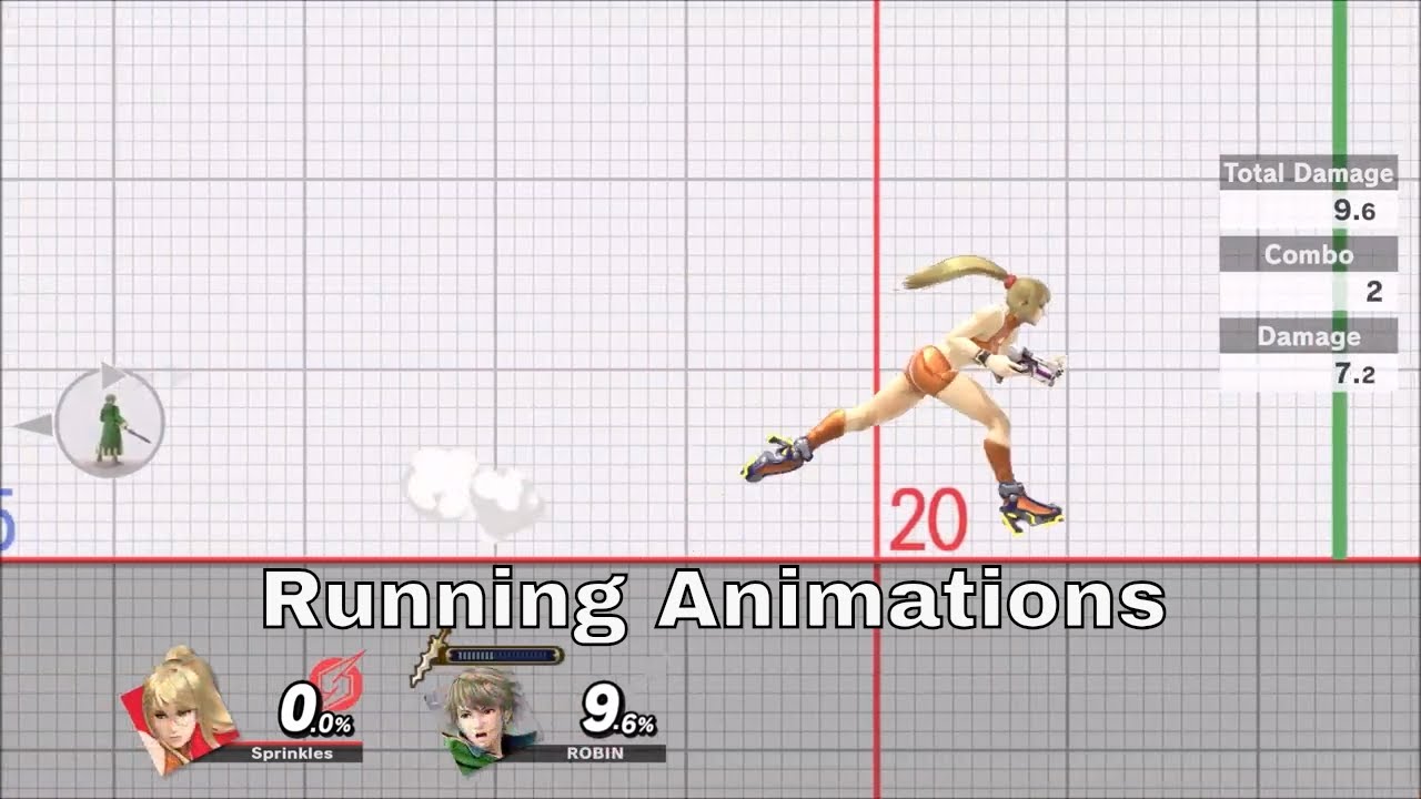 Super Smash Bros Ultimate - Running Animations