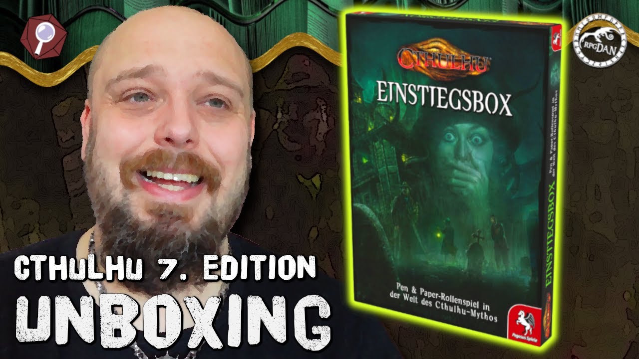 Die Cthulhu 7. Edition Einsteigerbox - Alles was man braucht? |@pegasusspiele