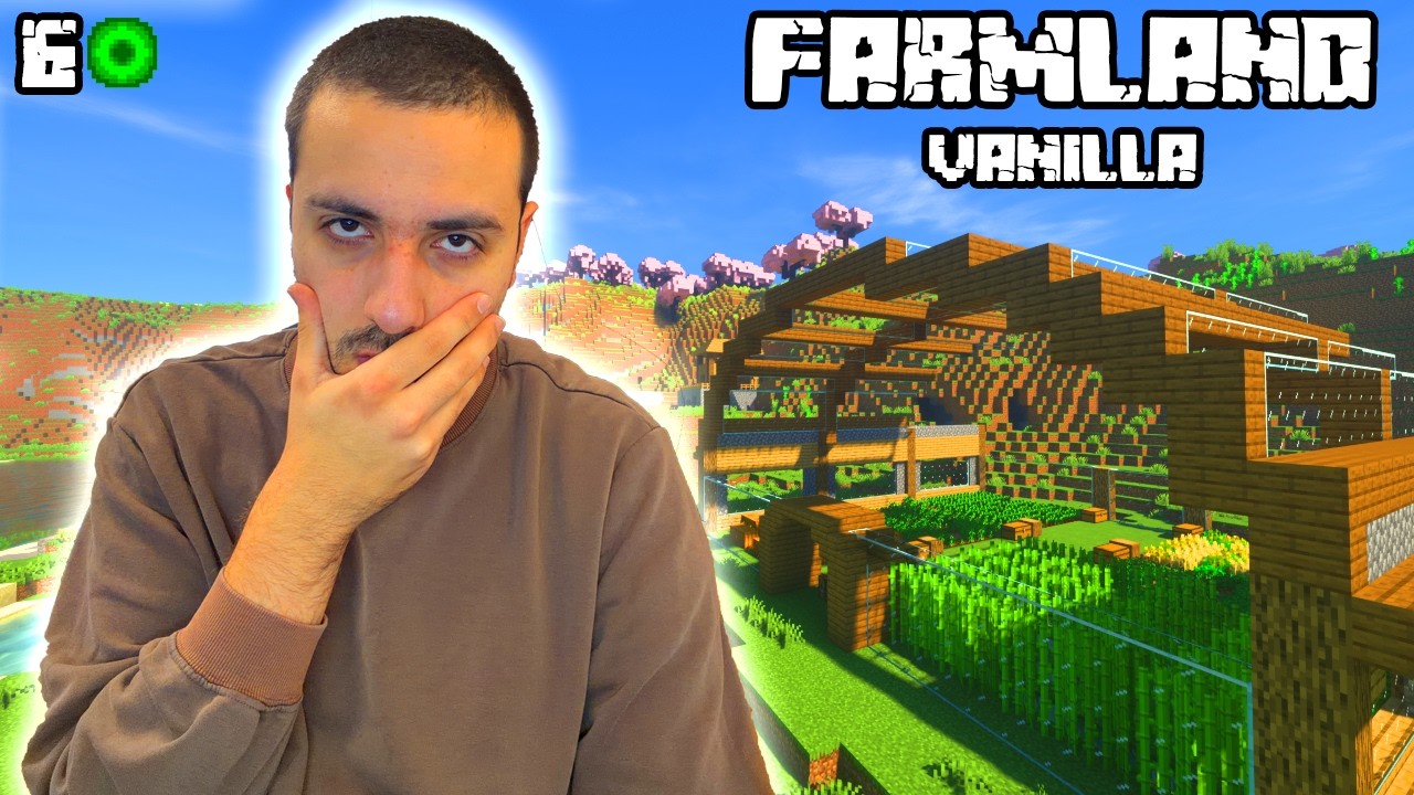FINALMENTE DIAMANTI... FARMLAND SURVIVAL #5 Minecraft Vanilla