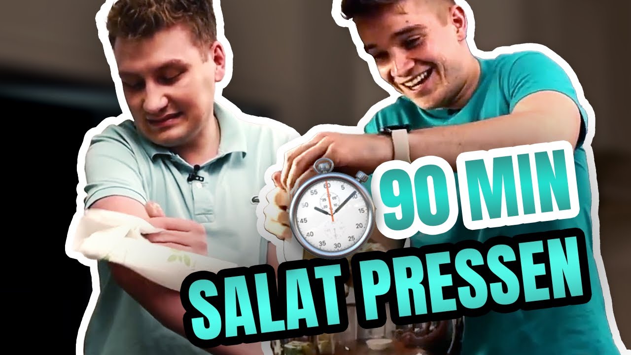 90 Minuten SALAT PRESSEN - Der perfekte Taco Salat (und Spätzle)