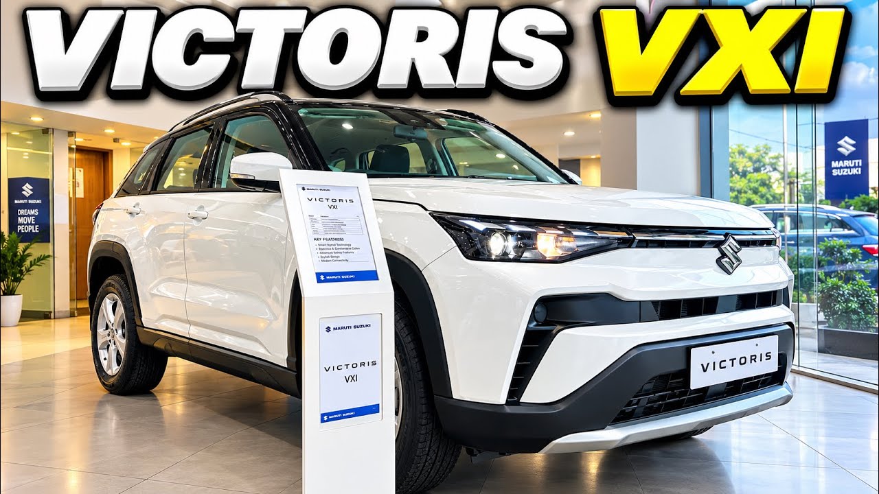 Maruti Suzuki Victoris Vxi 2026 Review | Maruti Victoris 2026 On Road Price, Mileage, Features