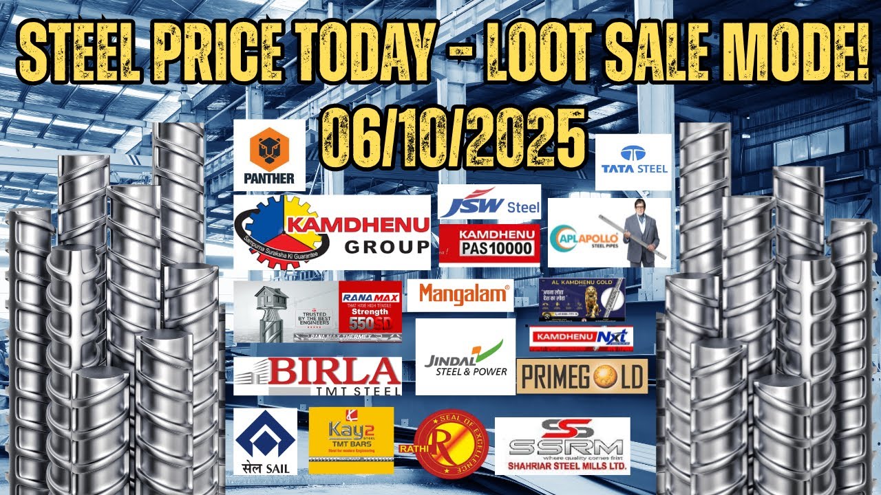 Steel Price Today &ndash; Loot Sale Mode!🤑