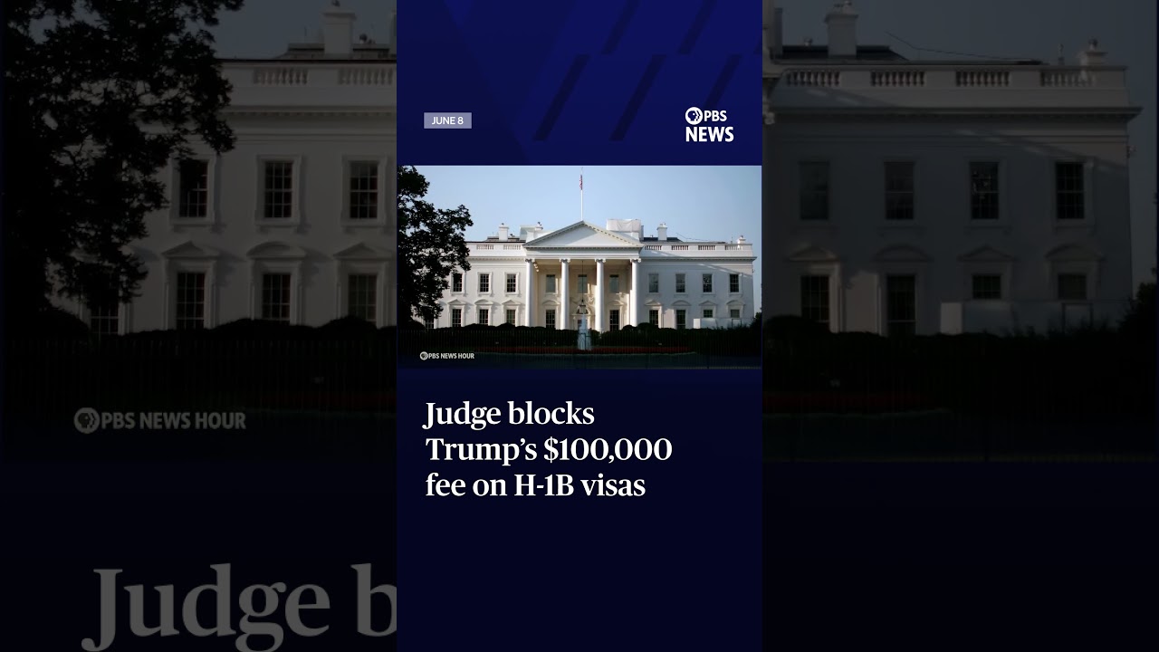 WATCH: Judge blocks Trump&rsquo;s $100,000 fee on H-1B visas
