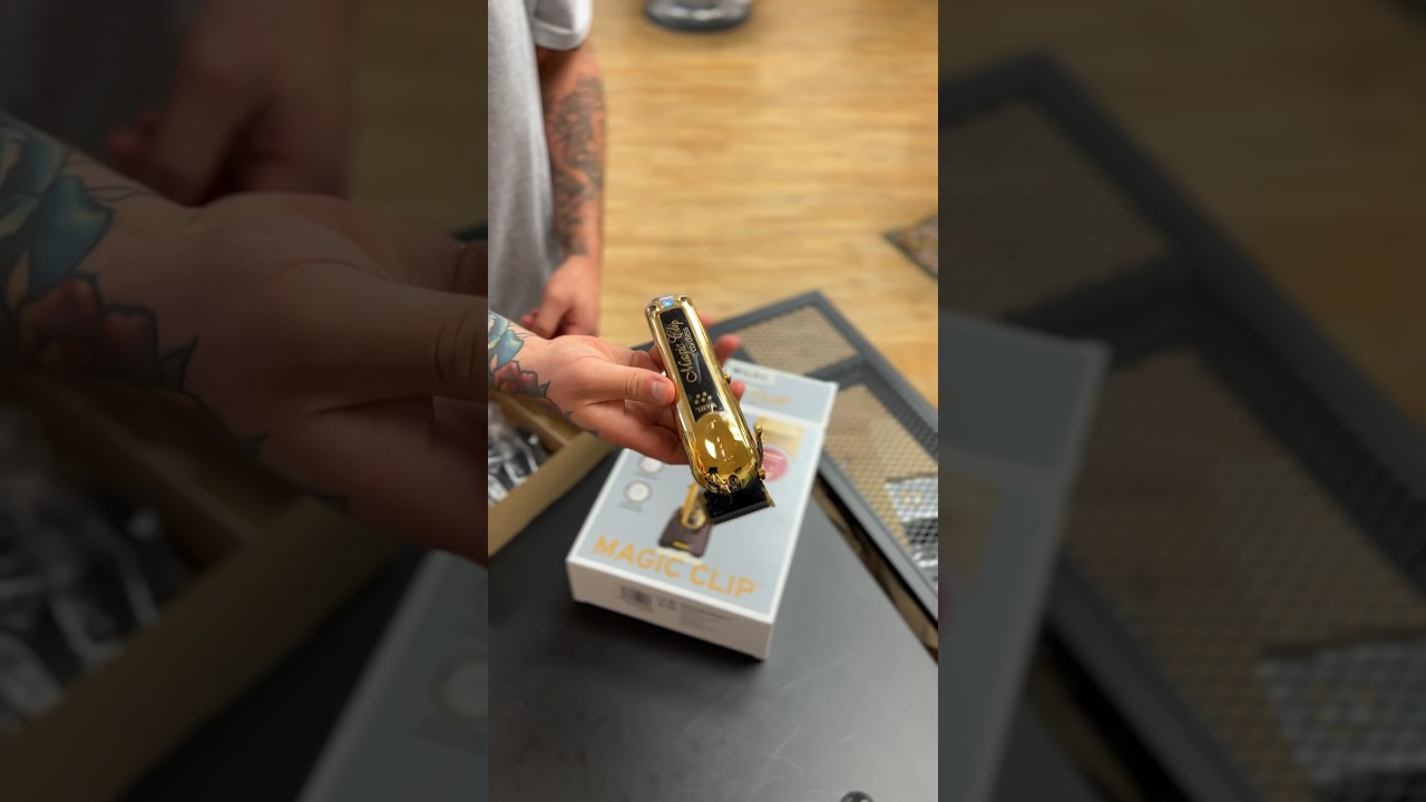 Wahl Magic Clip GOLD 🏆 Yeahhh!  #wahl #unboxing #barber #clipper #new