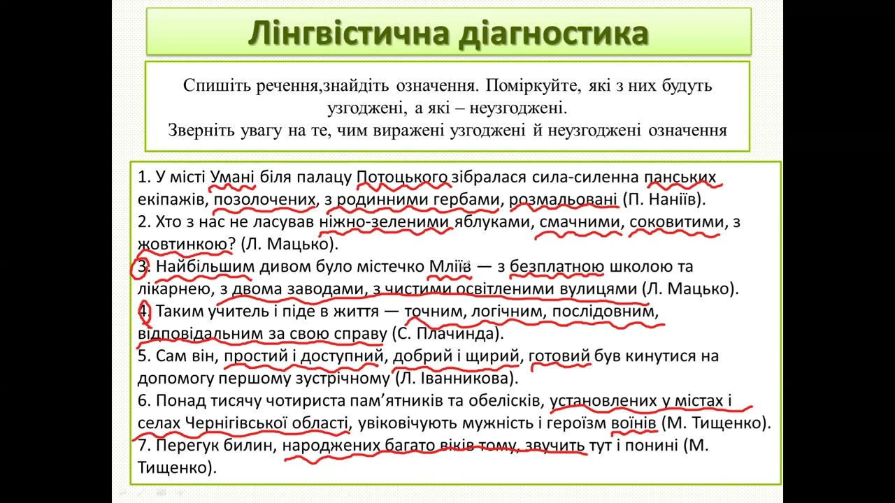 Відокремлені означення, способи їх вираження.Розділові знаки при відокремлених означеннях