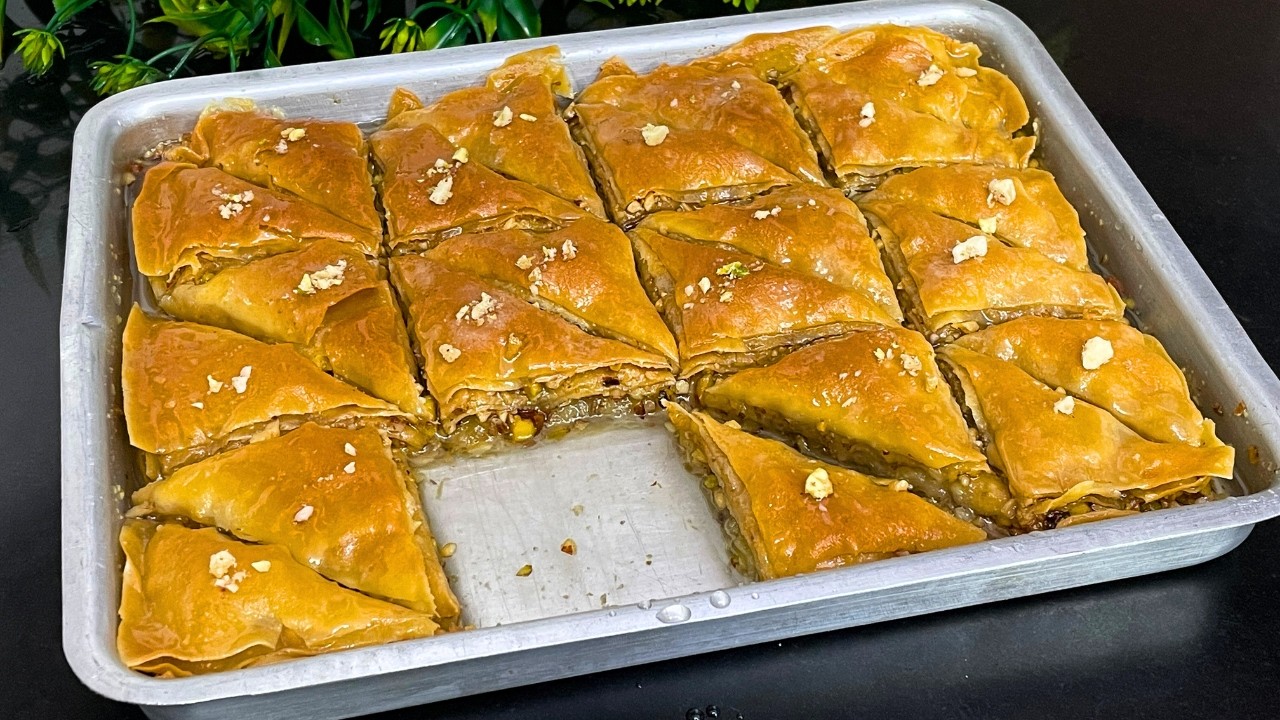 Baklava, Middle Eastern Dessert Recipe/ Baklava Recipe From Scratch
