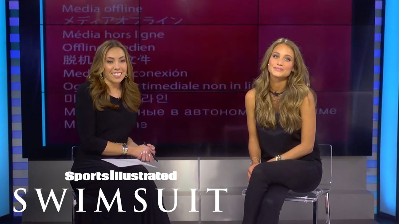 Hannah Davis Surprised With Reveal Of Issue Cover 2015 | Sports Illustrated Swimsuit