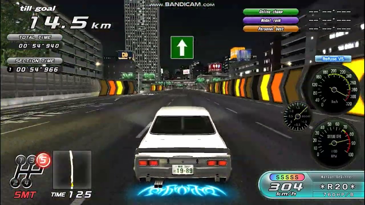 WMMT6 - Nissan Skyline GT-R KPGC10 (Hanshin Expressway Loop Line, Full Tune, Manual)