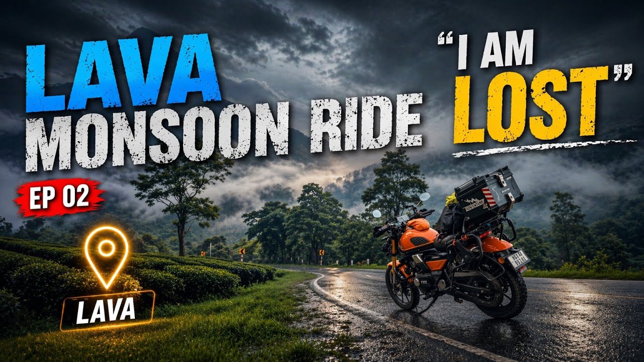 Siliguri to Lava - Ep 02 of North Bengal Monsoon Ride June 2025