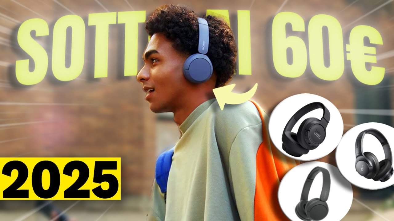 TOP 5 MIGLIORI Cuffie Wireless [2025]