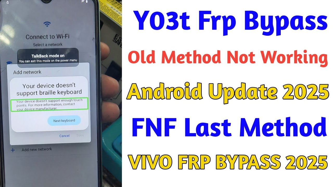 Vivo Y03t Frp bypass Latest Update Android 14 | Vivo Frp Bypass 2025 | Vivo Android 14 Frp Bypass