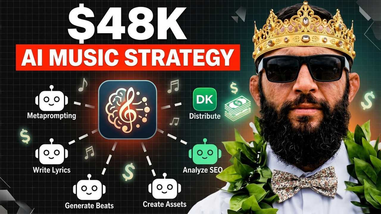 $48K AI Music Strategy | No Studio Needed | How Make Money Online From Home