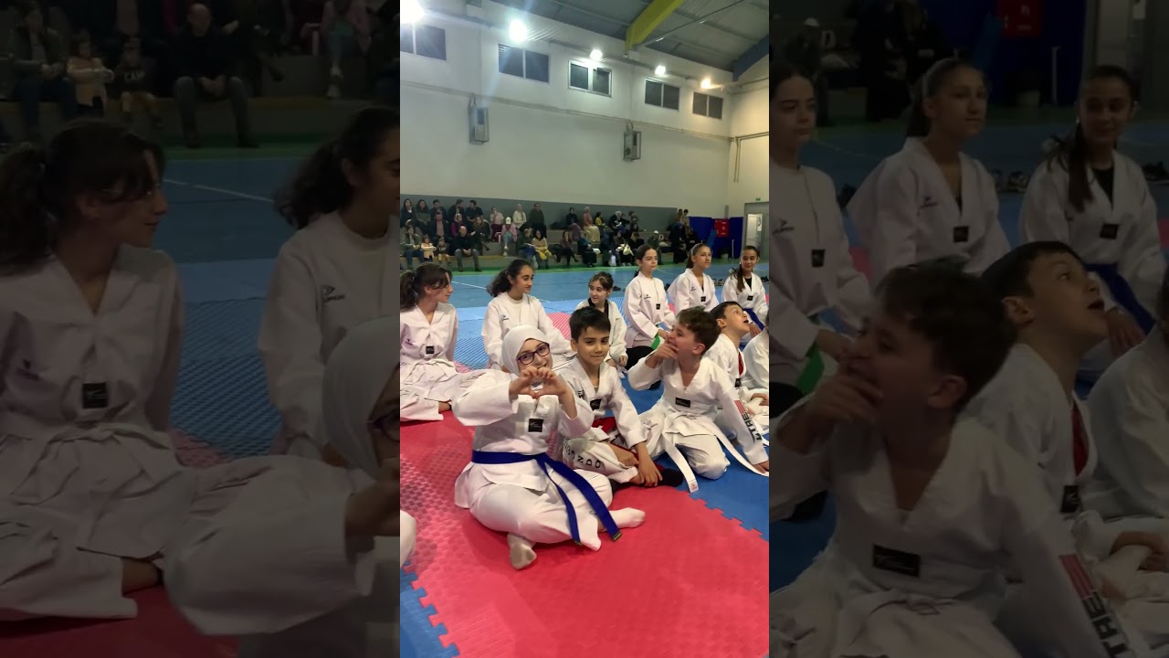 Taekwondo kuşak heyecanı 😀 #shortvideo #taekwondo #shortvideo #youtubeshorts #keşfet #fyp